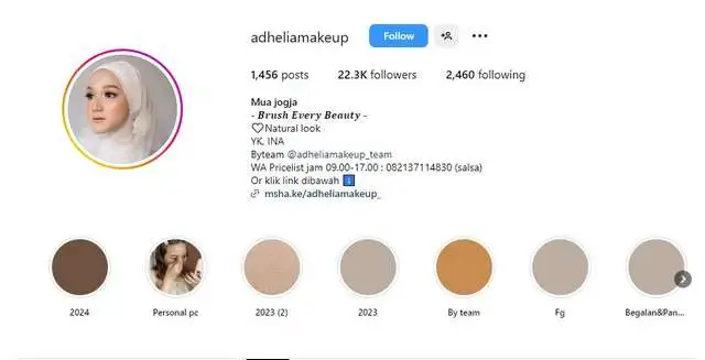 11. Adhelia Makeup