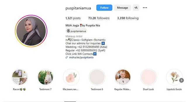 12. Puspitania Makeup