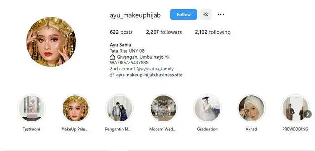 16. Ayu Make Up Hijab