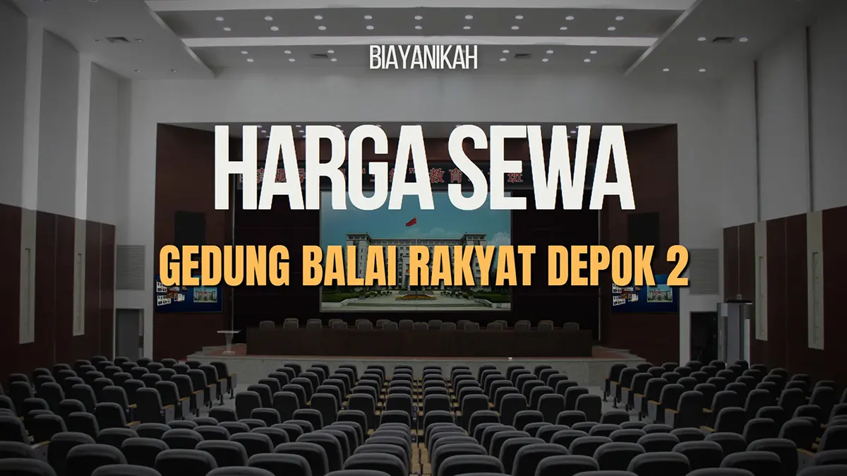 Harga Sewa Gedung Balai Rakyat Depok 2
