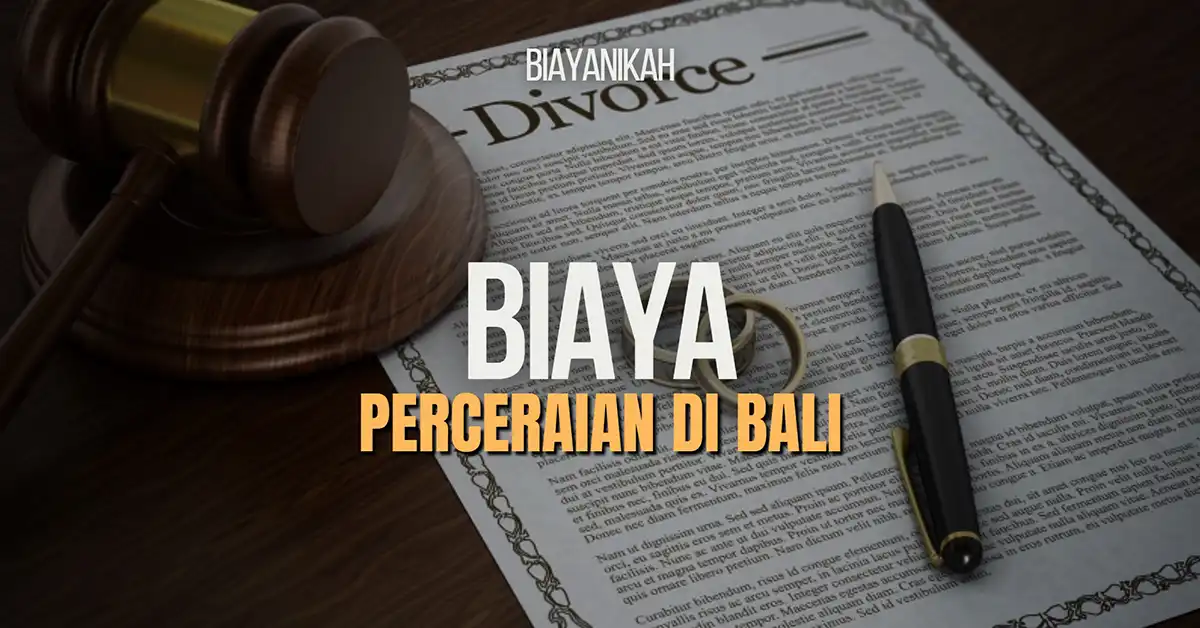 biaya perceraian di bali