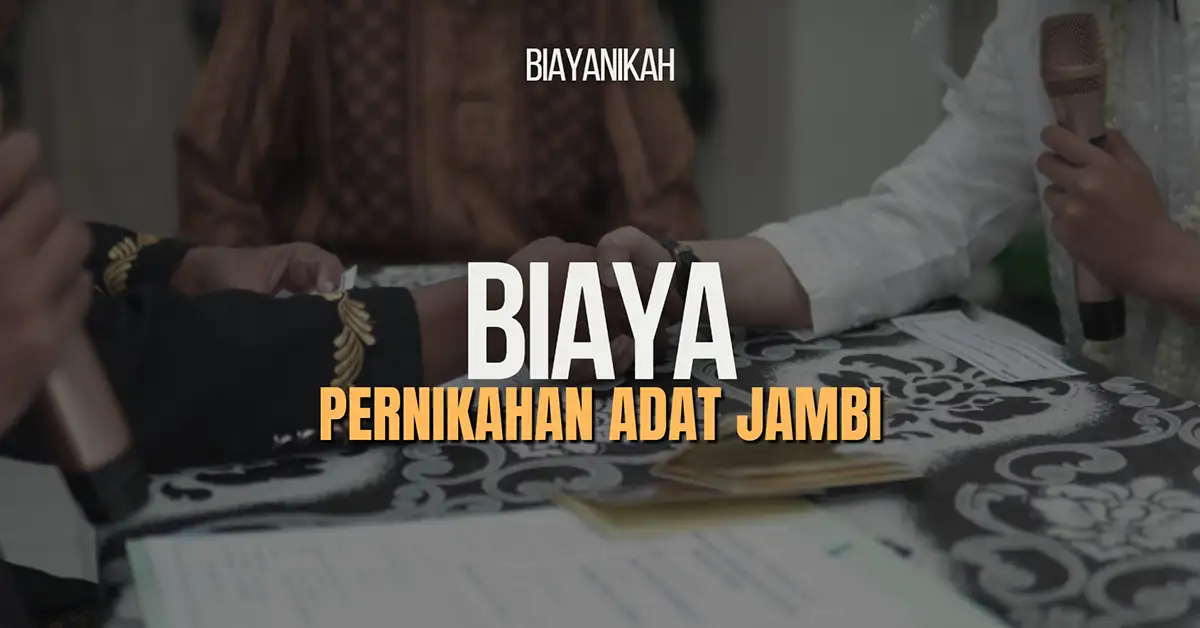 biaya pernikahan adat jambi