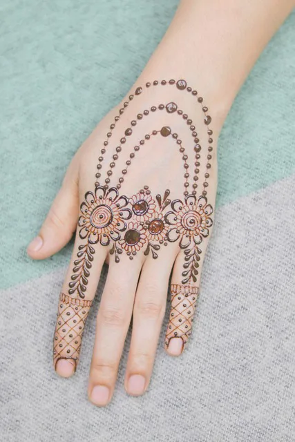 Inai Pengantin Simple Cantik