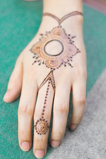 Inai Pengantin Simple Mudah