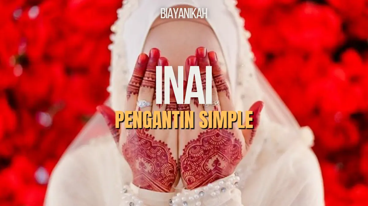 Inai Pengantin Simple