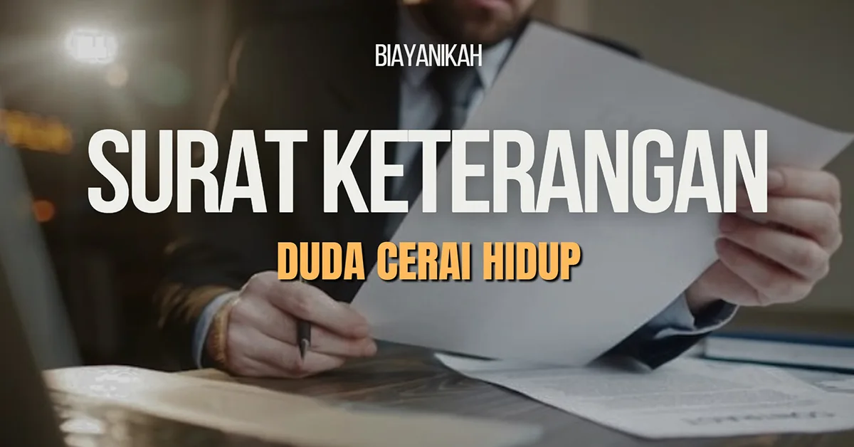 Surat Keterangan Duda Cerai Hidup