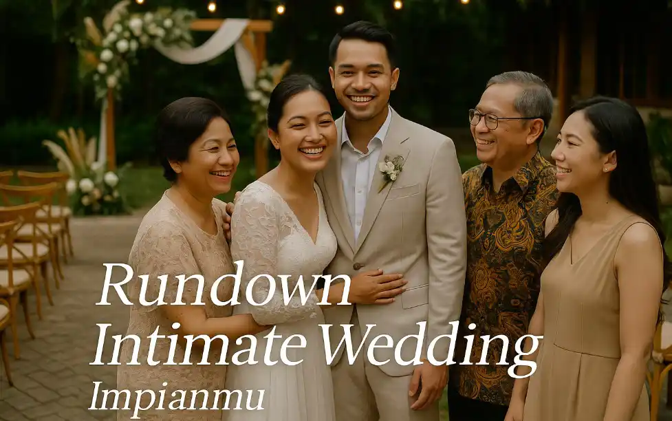 Inspirasi Susunan Acara Intimate Wedding