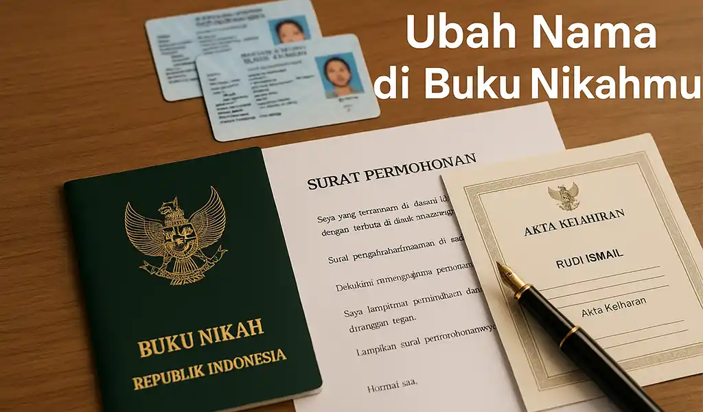 Contoh Surat Permohonan Perubahan Nama di Buku Nikah