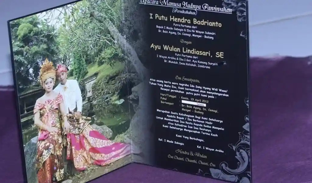 Pentingnya Kata Kata Undangan Pernikahan Bali