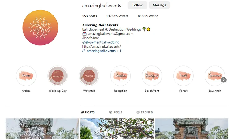 Amazing Bali Event Wedding