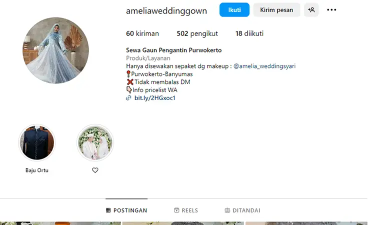 Amelia Wedding Gown Purwokerto