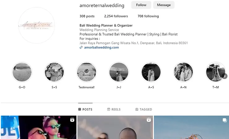 Amor Eternal Bali Wedding