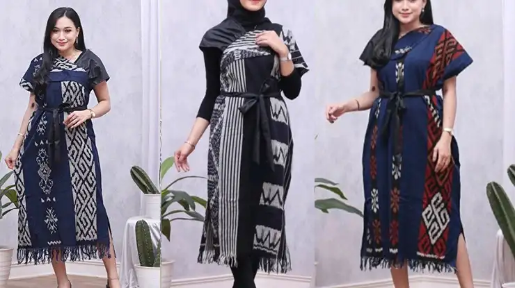 Aurora Dress Tenun Toraja Wanita