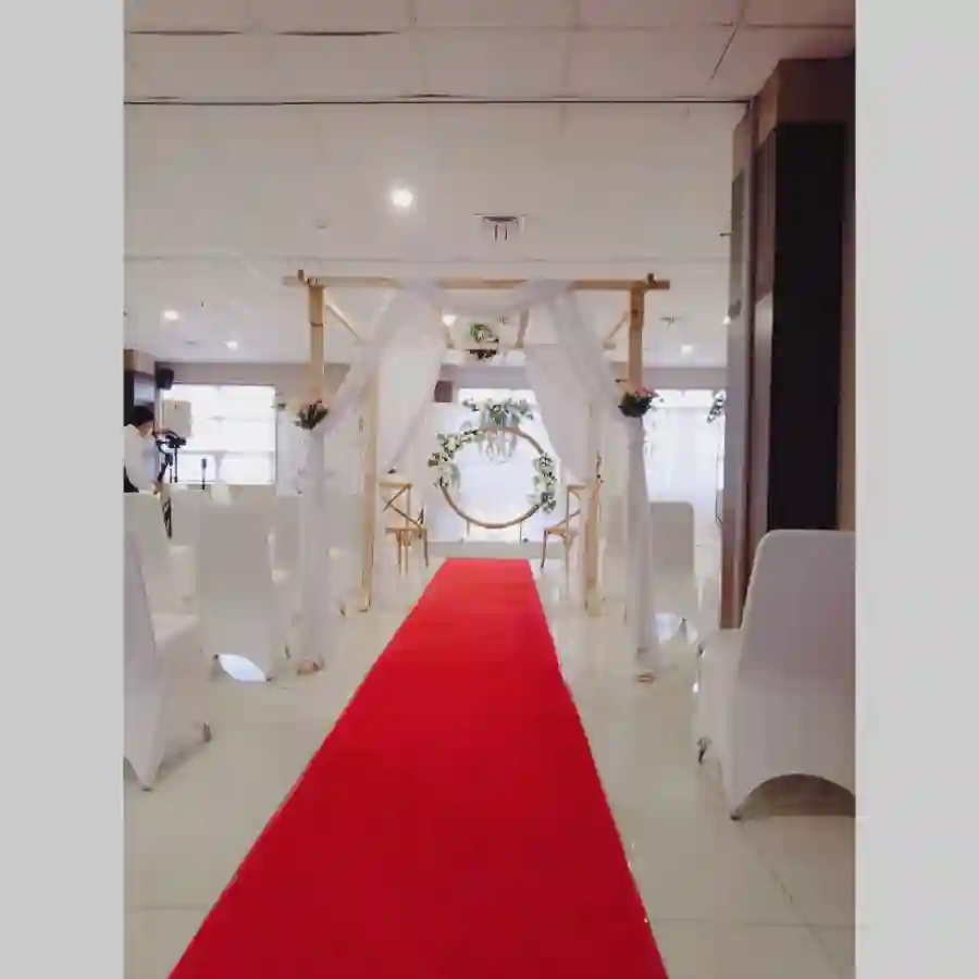 Dekorasi lamaran di gedung