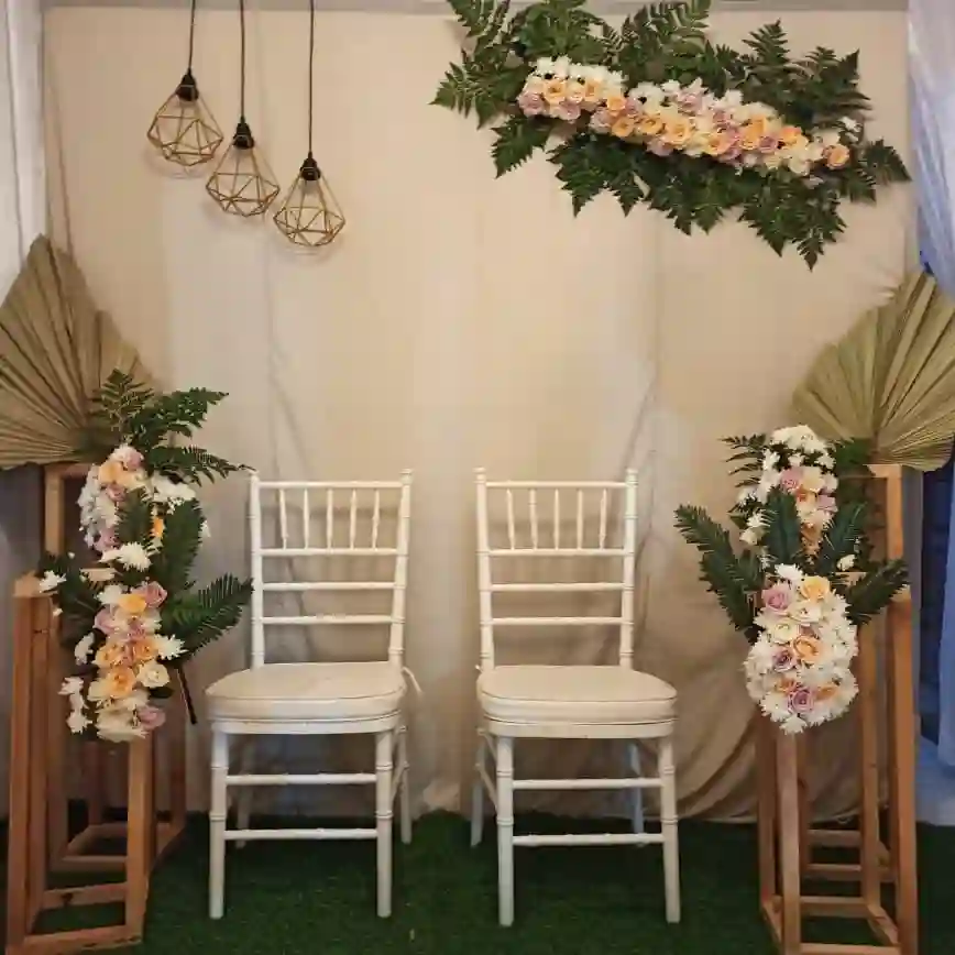 Dekorasi lamaran sederhana