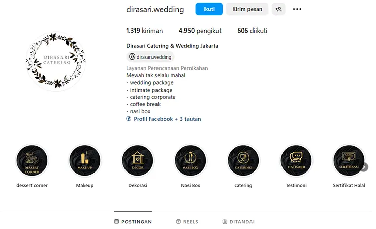 Dirasari Catering Wedding