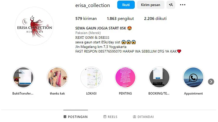 Erisa Collection Jogja