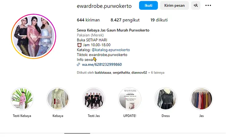 Ewardrobe Purwokerto