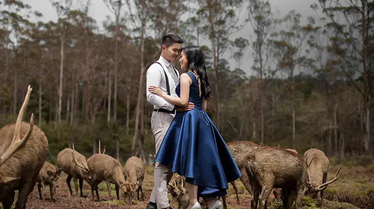 Foto prewedding Ranca Upas