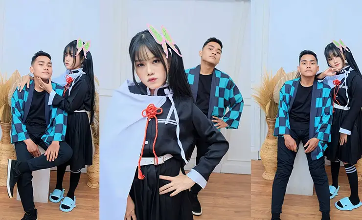 Foto prewedding anime Kimetsu No Yaiba