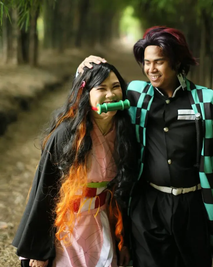 Foto prewedding anime Nezuko