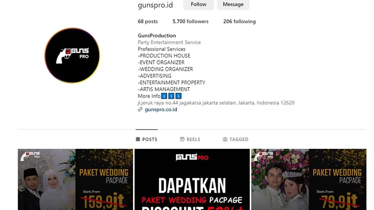 GunsProduction Wedding Organizer