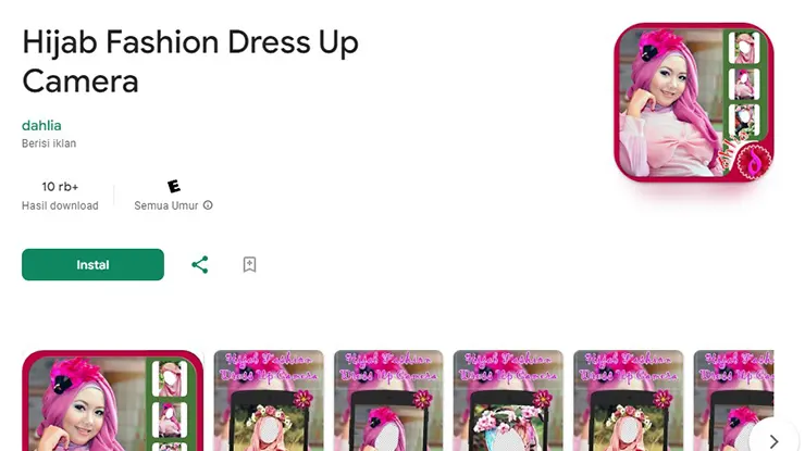 Hijab Fashion Dress Up Camera