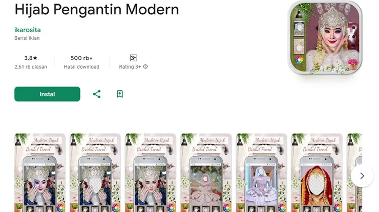 Hijab Pengantin Modern