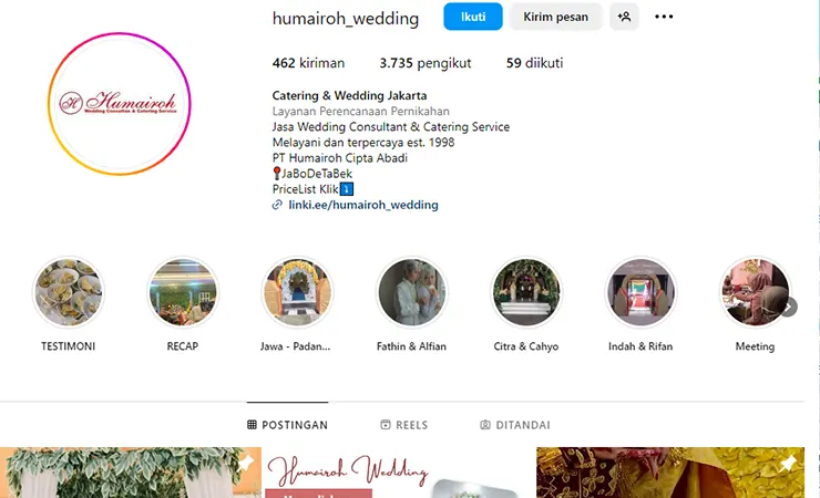 Humairoh Wedding