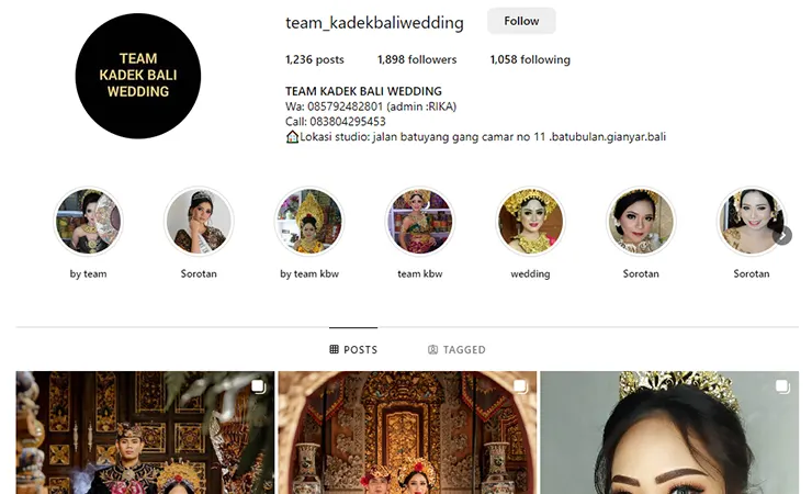 Kadek Bali Wedding