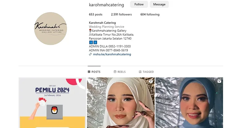 Karohmah Catering and wedding
