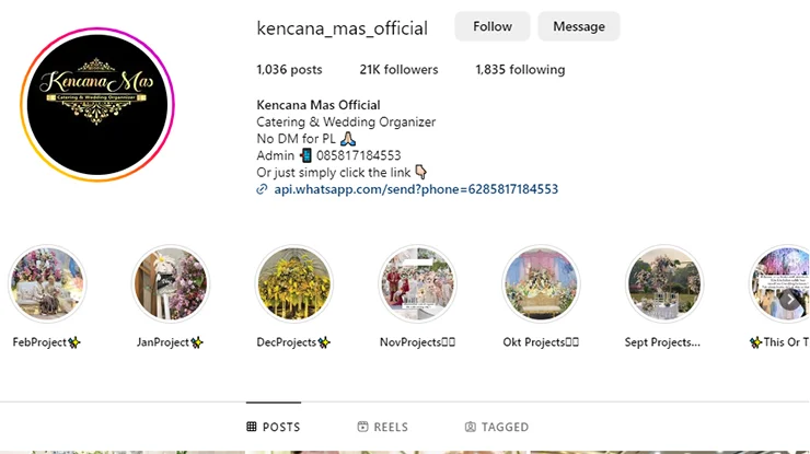 Kencana Mas Catering Wedding Organizer