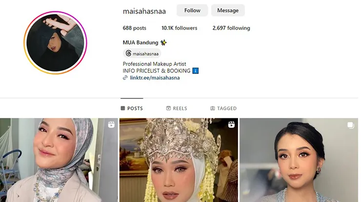 MUA Maisa Hasna