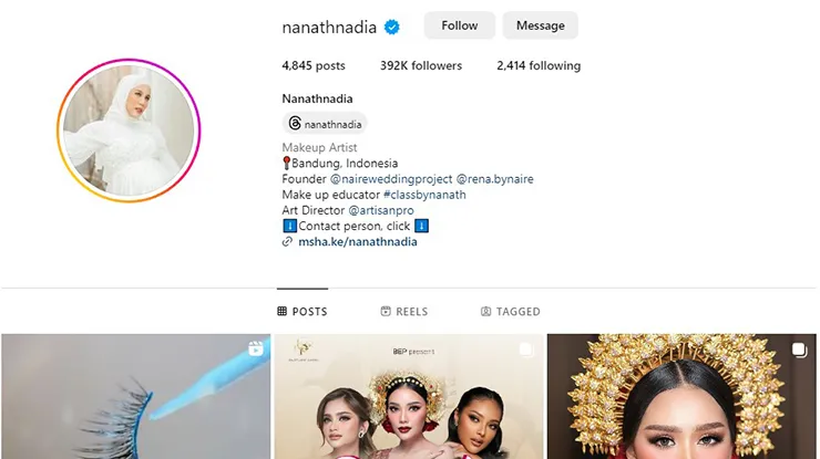 MUA Nadia Sabrina