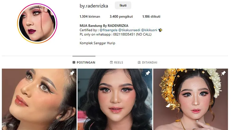 MUA Raden Rizka
