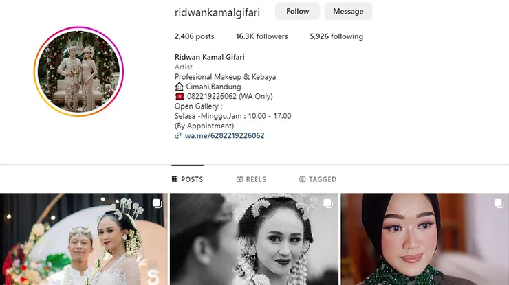 MUA Ridwan