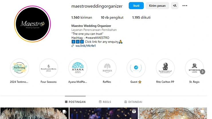 Maestro Wedding Organizer