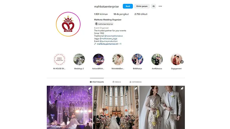 Mahkota Enterprise Wedding Organizer