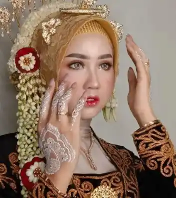 Model kerudung pengantin adat jawa