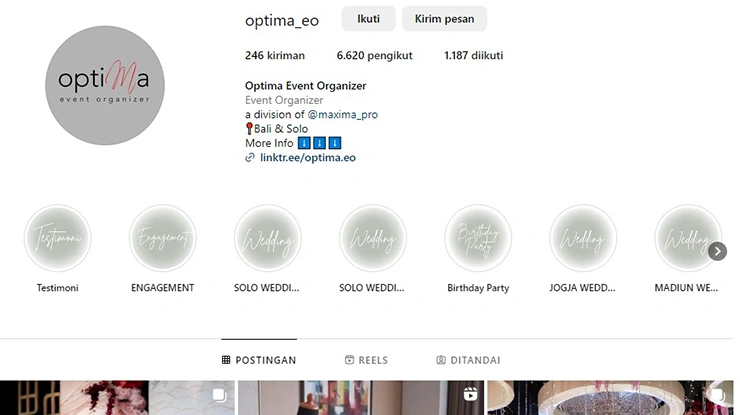 Optima Event Organizer Solo
