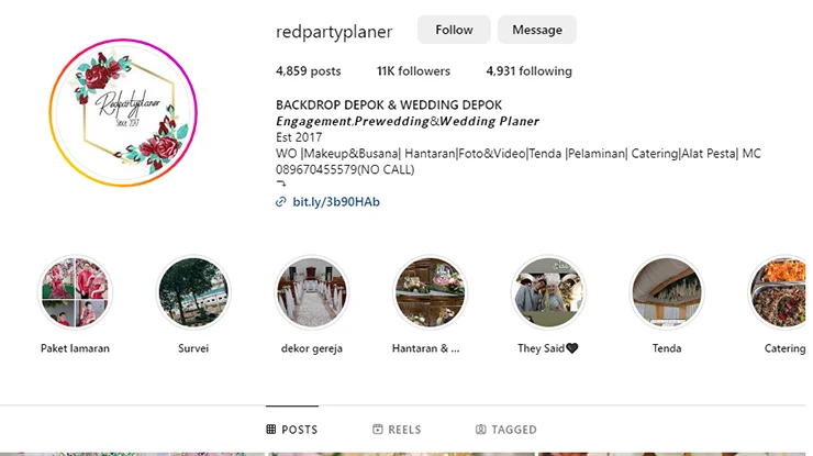 Red Party Planner Organizer
