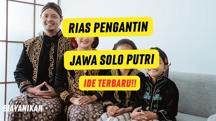 Rias Pengantin Jawa Solo Putri
