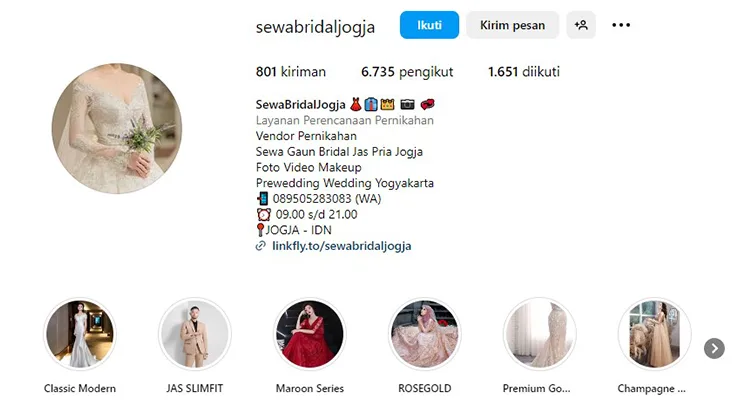 Sewa Bridal Jogja