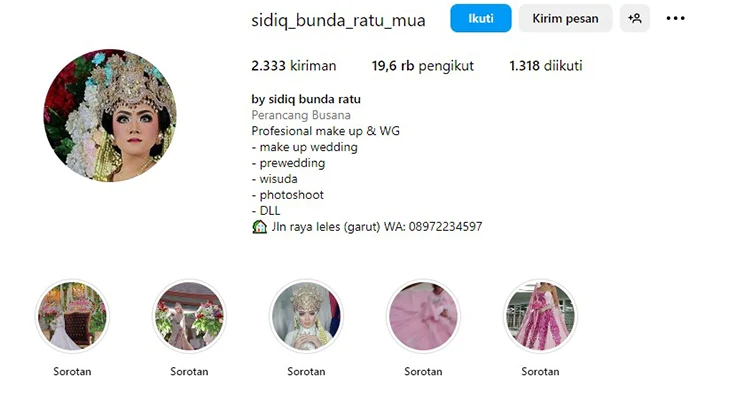 SidiqBundaRatu MUA