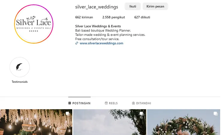 Silver Lace Weddings
