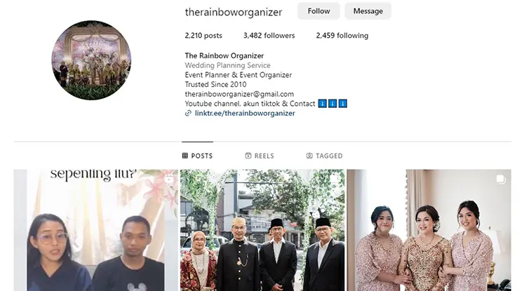 The Rainbow Wedding Organizer
