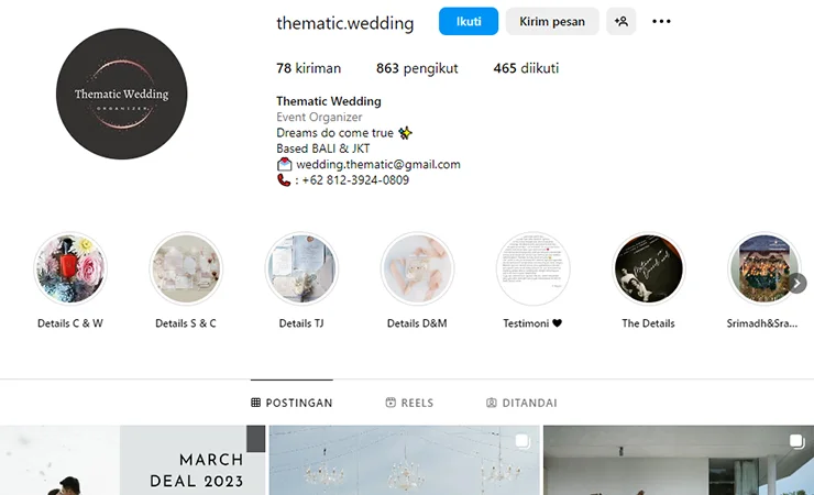 Thematic Wedding