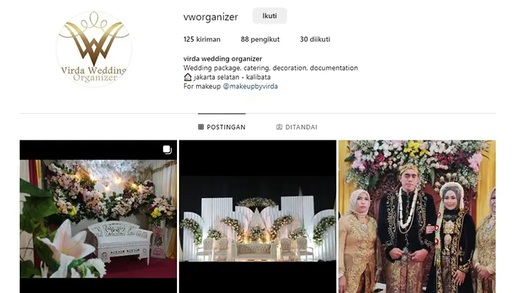 Virda wedding organizer