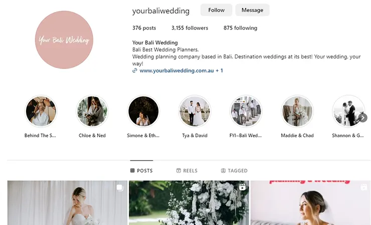 Your Bali Wedding