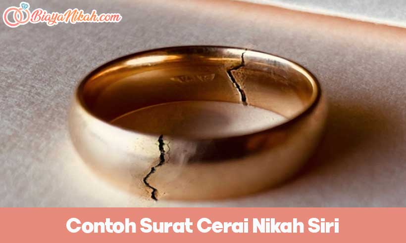 contoh surat cerai nikah siri